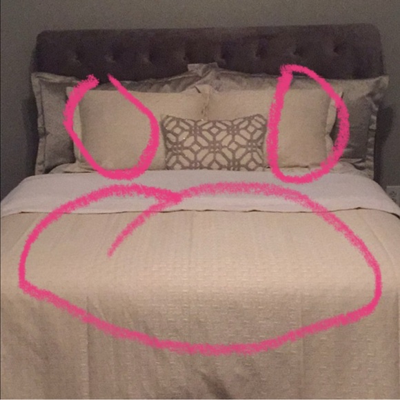 Ann Gish Luxury Queen Duvet Set: Ann Gish Fine Linens: Cream Tone-on-Tone - Picture 15 of 16